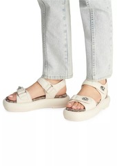 Coach Peyton Leather Sandals