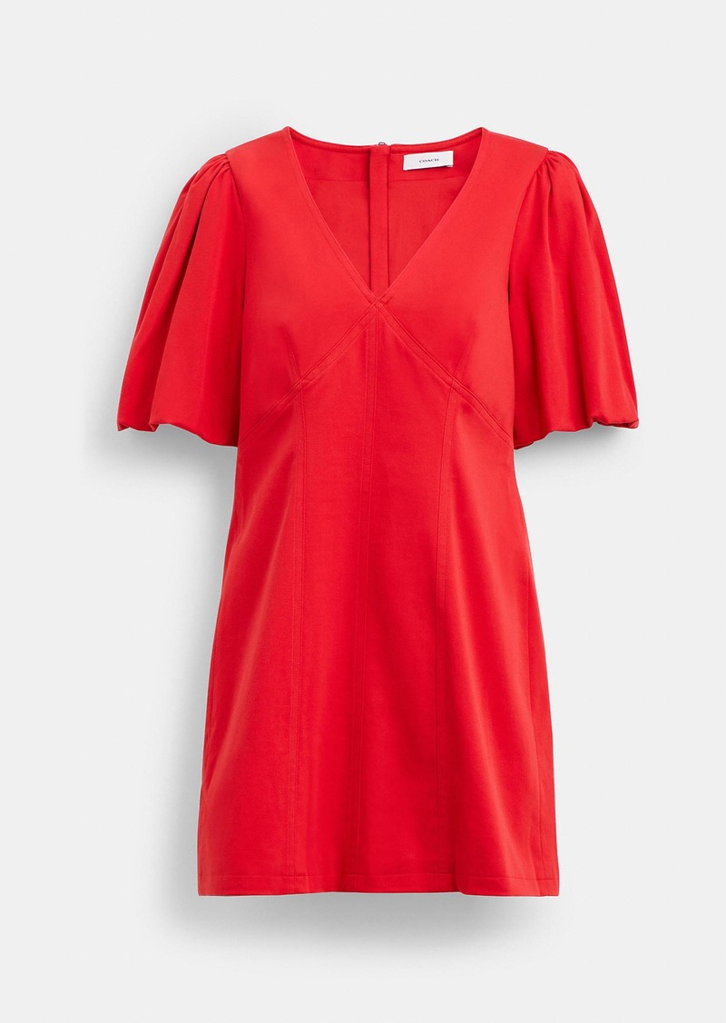 Coach Puff Sleeve Dress