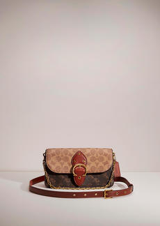 Coach Restored Beat Crossbody Clutch In Signature Canvas With Horse And Carriage Print