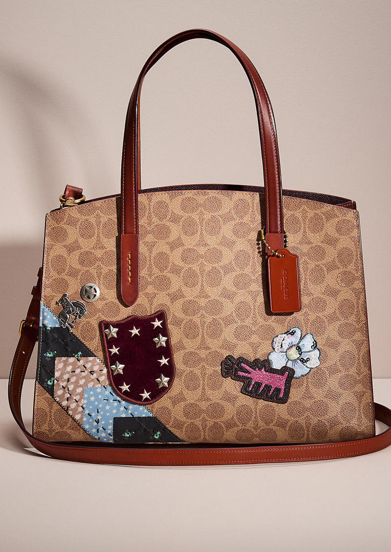 Coach Restored Charlie Carryall In Signature Patchwork