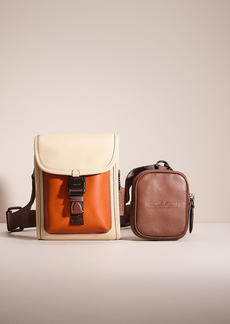 Coach Restored Charter North/South Crossbody With Hybrid Pouch In Colorblock