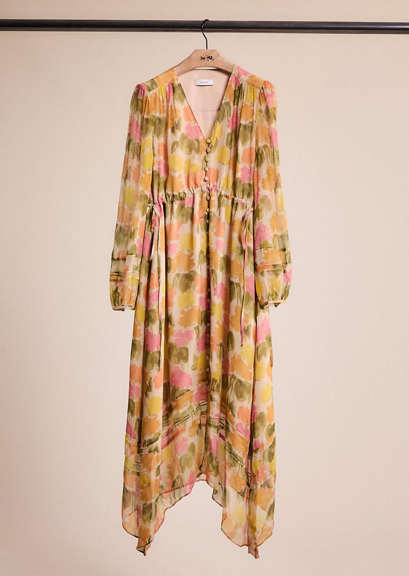 Coach Restored Floral Long Dress