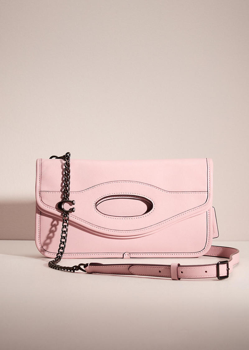 Coach Restored Foldover Cut Out Clutch Crossbody