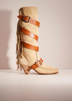 Coach Restored Fringe Buckle Boot