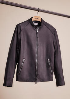 Coach Restored Leather Racer Jacket