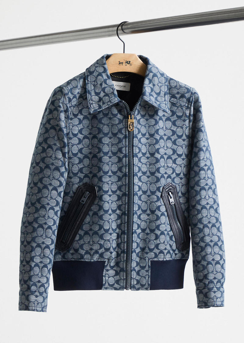 Coach Restored Signature Chambray Blouson Jacket