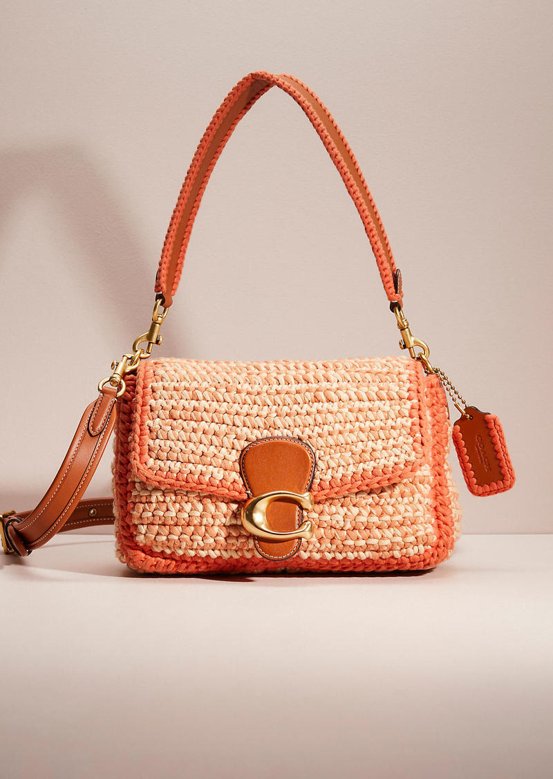 Coach Restored Soft Tabby Shoulder Bag With Crochet