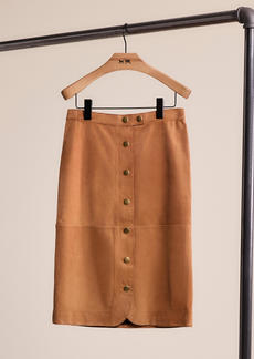 Coach Restored Suede Skirt