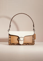 Coach Restored Tabby Shoulder Bag 26 With Colorblock Snakeskin Detail