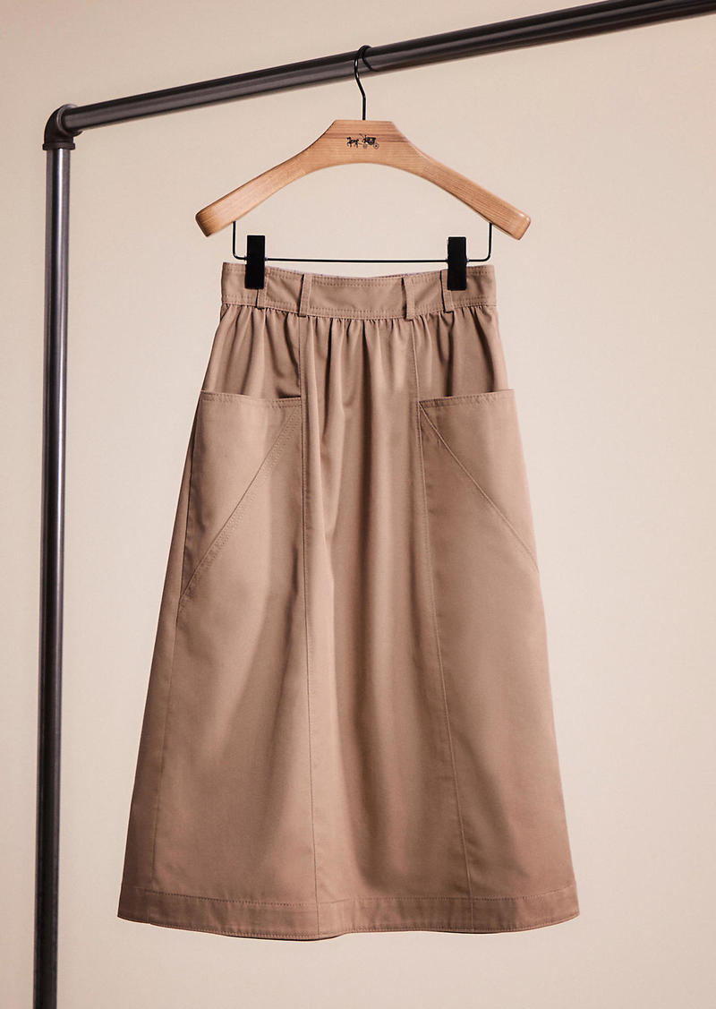 Coach Restored Trench Skirt