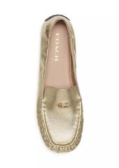 Coach Ronnie Metallic Leather Loafers