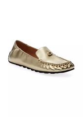 Coach Ronnie Metallic Leather Loafers