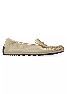 Coach Ronnie Metallic Leather Loafers