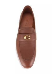 Coach Sculpt Leather Loafers