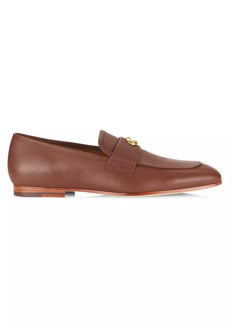 Coach Sculpt Leather Loafers