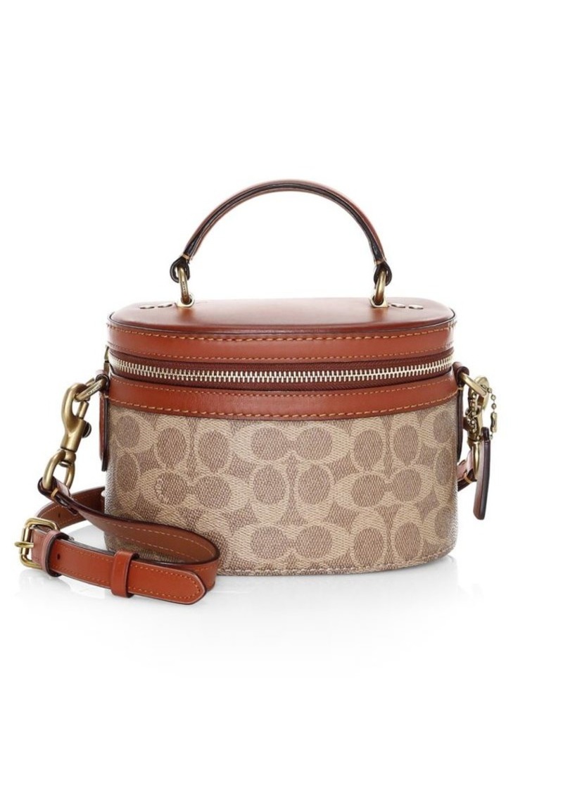 coach trail bag in signature canvas