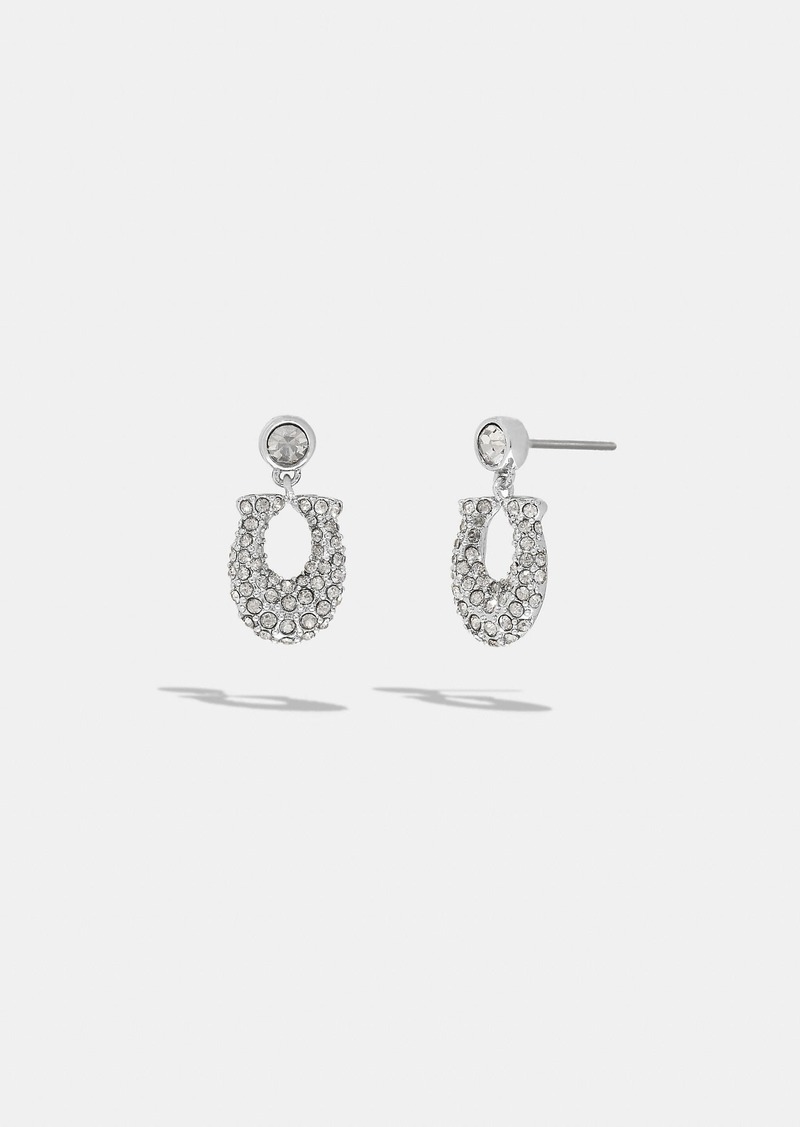 Coach Signature Pavé Earrings