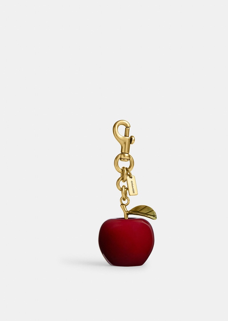 Coach Small Apple Bag Charm