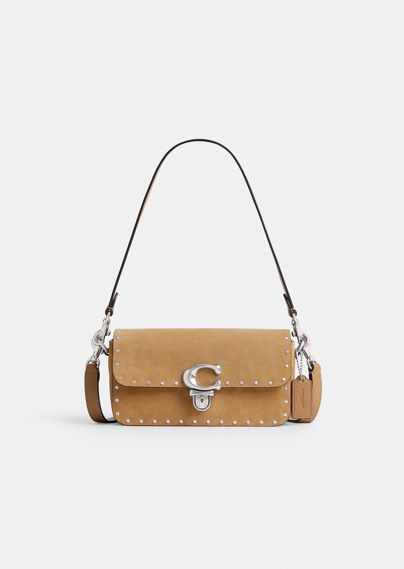 Coach Studio Baguette Bag With Rivets