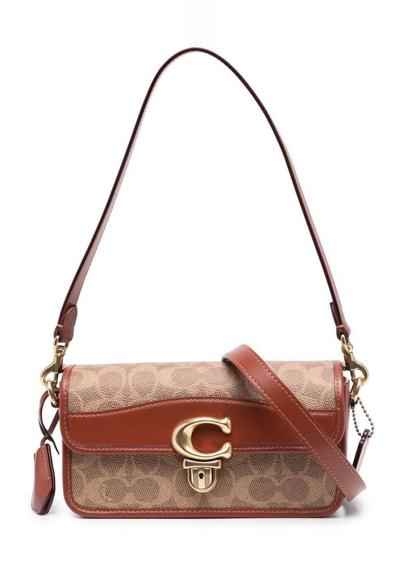 Coach Studio canvas shoulder bag