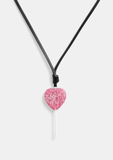 Coach The Lil Nas X Drop Heart Lollipop Necklace