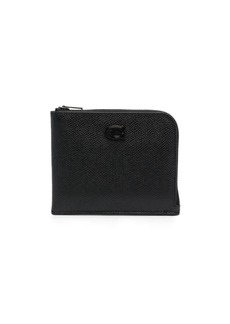 Coach tonal-logo grained-leather wallet