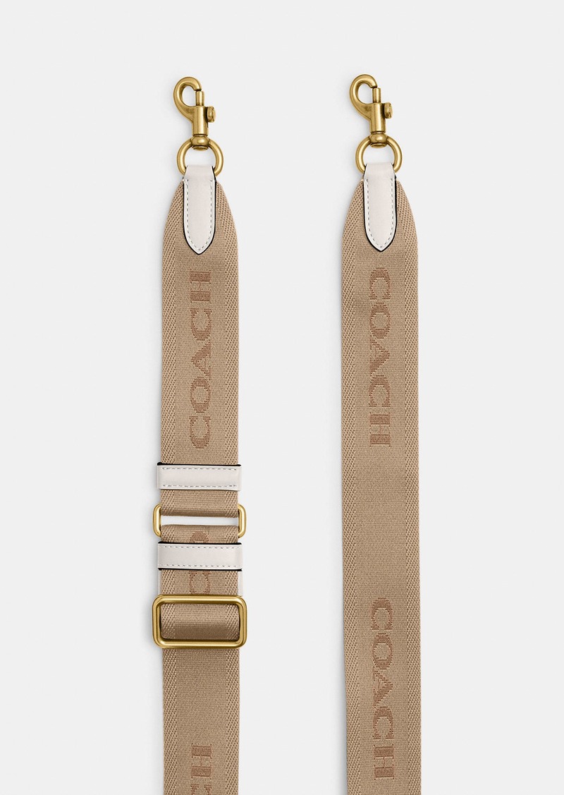 Coach Tonal Signature Webbing Strap