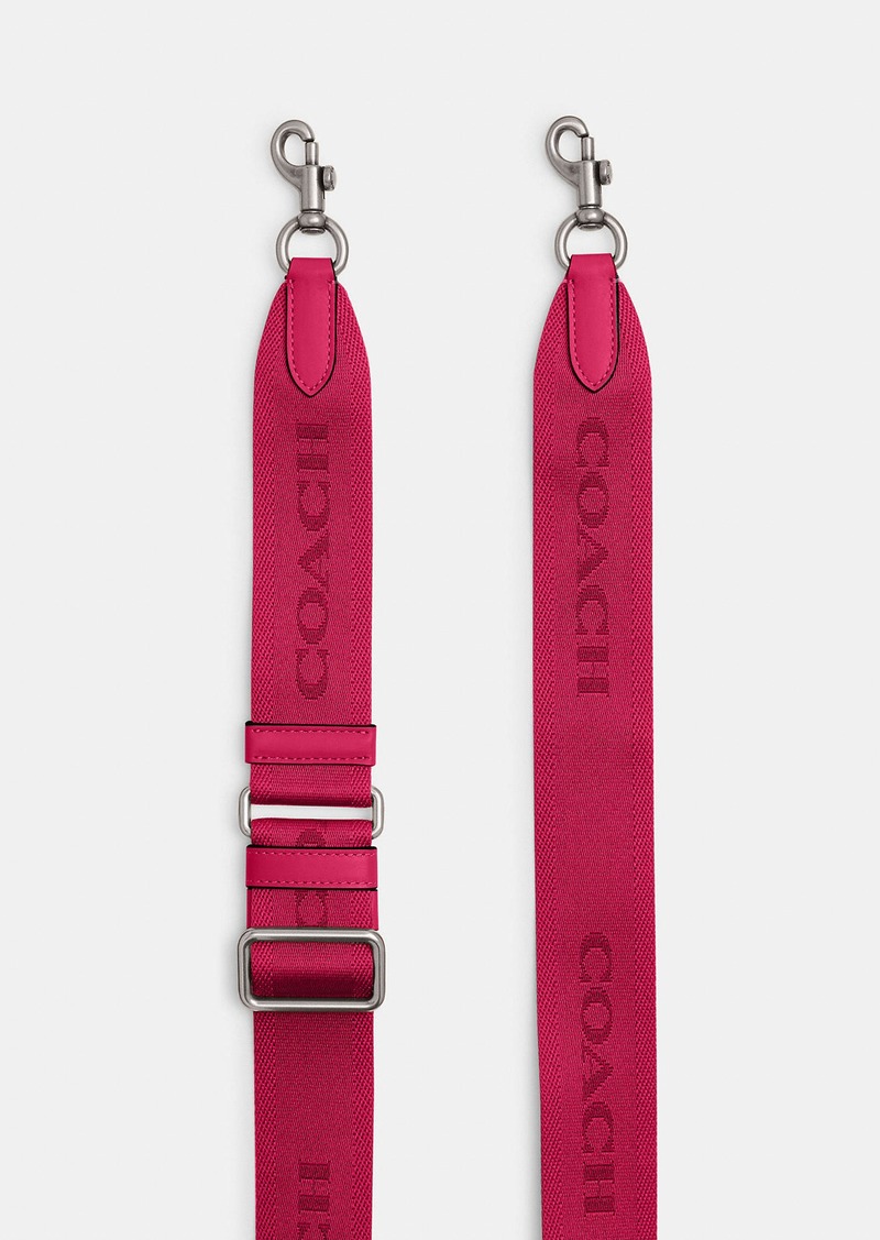 Coach Tonal Signature Webbing Strap