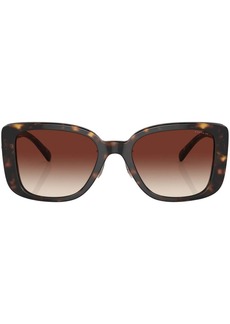 Coach tortoiseshell-effect square-frame sunglasses