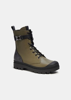 Coach Tucker Boot With Signature Canvas