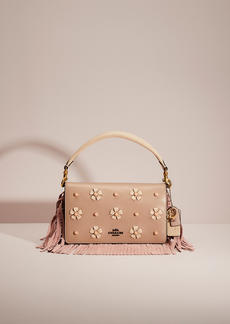 Coach Upcrafted Hayden Foldover Crossbody Clutch With Tea Rose Knot
