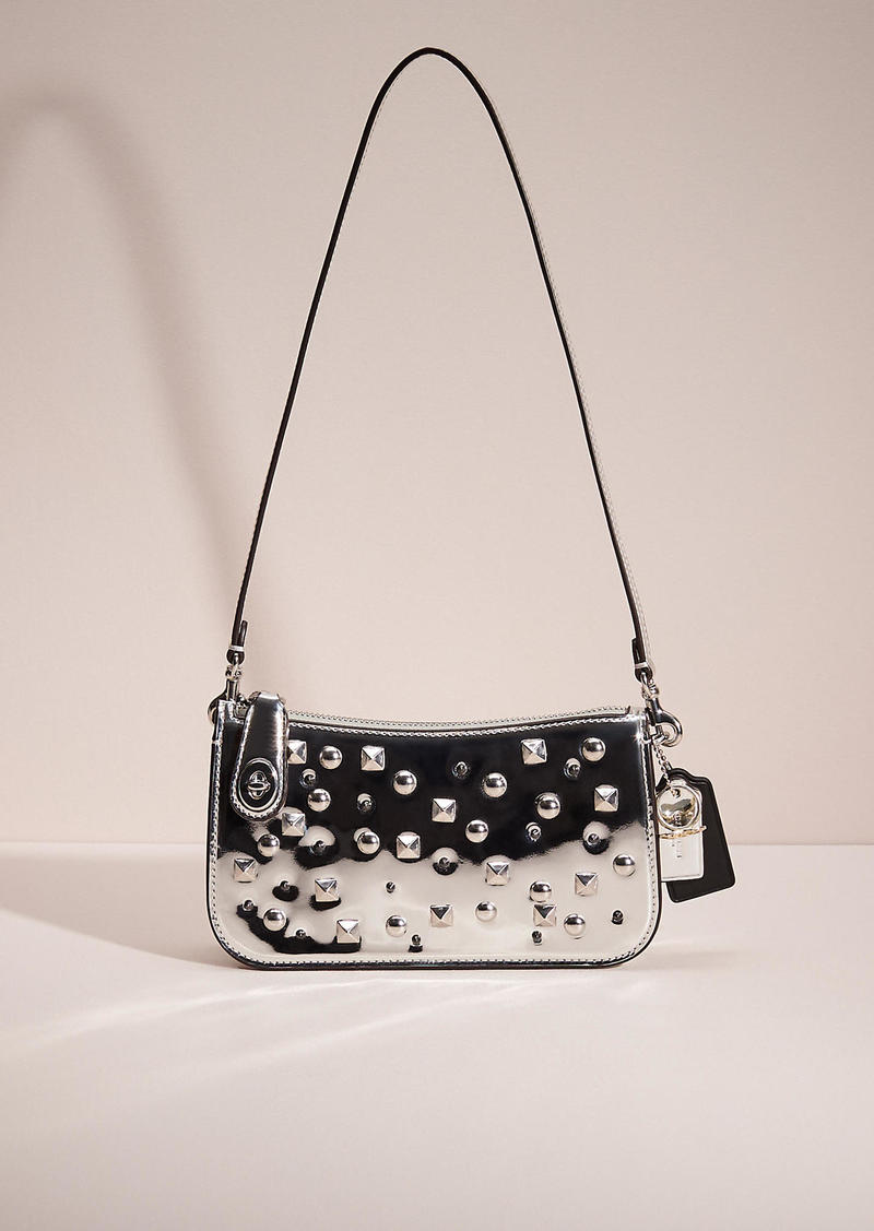 Coach Upcrafted Penn Shoulder Bag In Silver Metallic