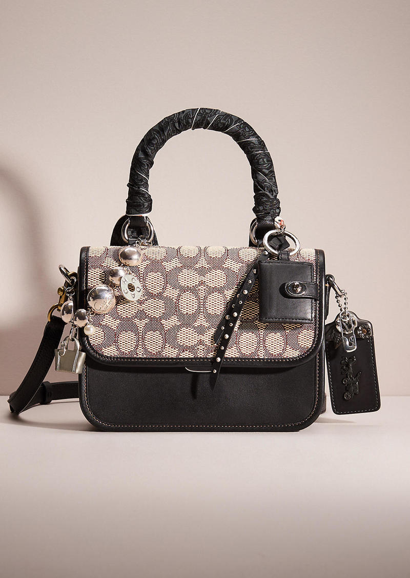 Coach Upcrafted Rogue Top Handle In Signature Jacquard