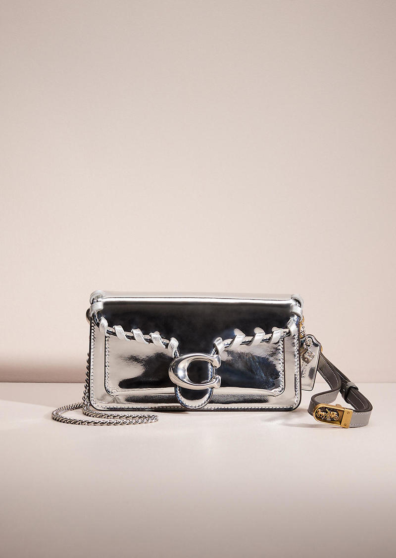 Coach Upcrafted Tabby Crossbody In Silver Metallic