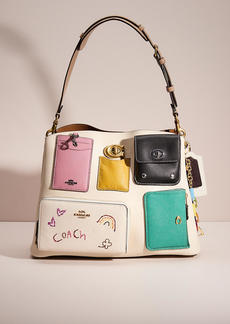 Coach Upcrafted Willow Shoulder Bag In Colorblock