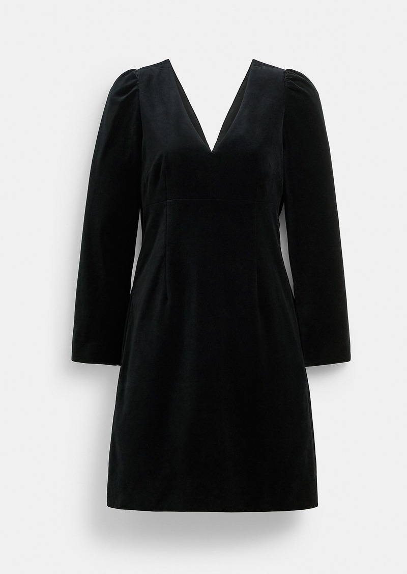 Coach Velvet Dress