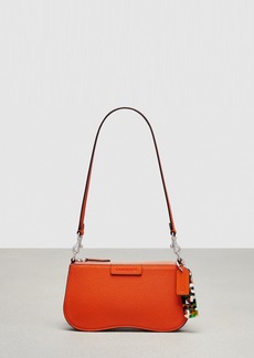 Wavy Baguette Bag In Pebbled Coachtopia Leather