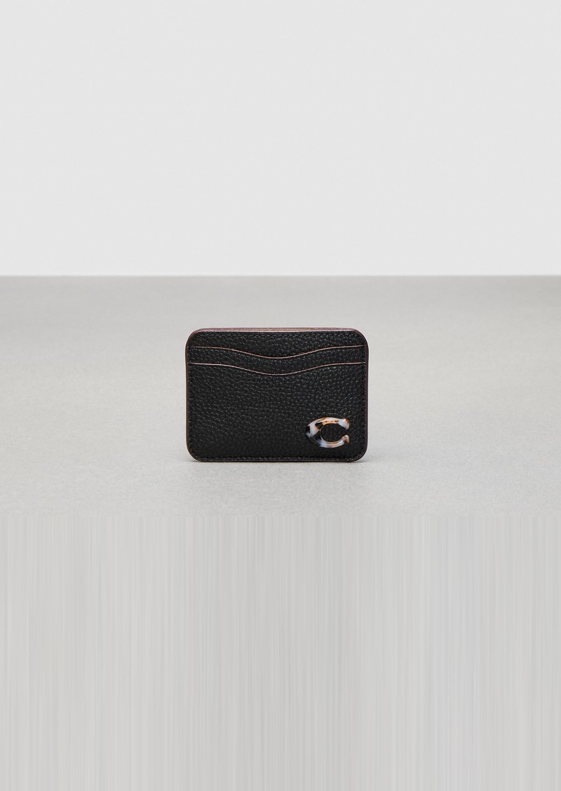 Wavy Card Case In Coachtopia Leather