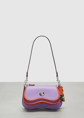 Wavy Double Pouch Bag In Coachtopia Leather