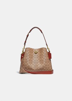 Coach Willow Shoulder Bag In Signature Canvas