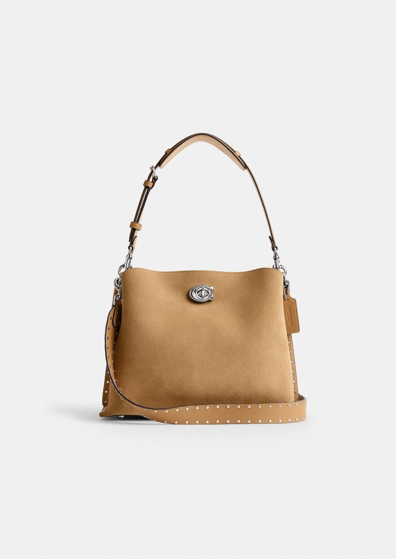 Coach Willow Shoulder Bag With Rivets