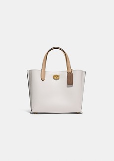 Coach Willow Tote Bag 24 In Colorblock
