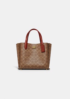 Coach Willow Tote Bag 24 In Signature Canvas