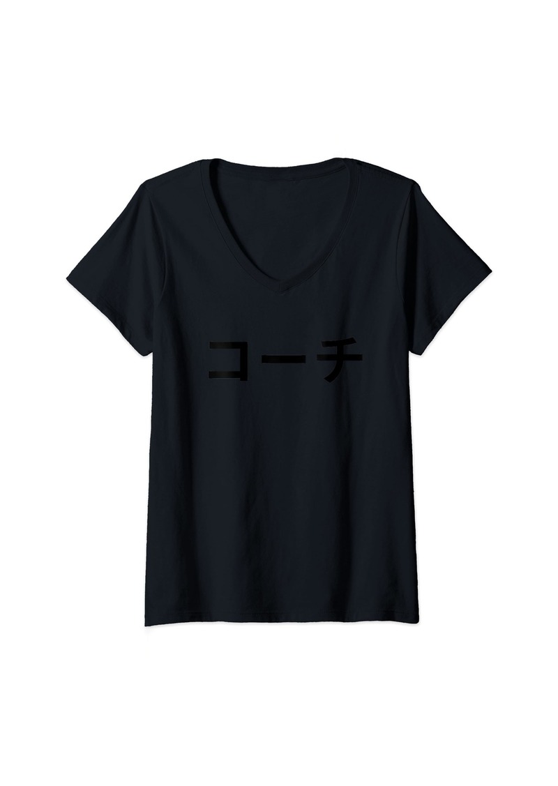 Womens coach V-Neck T-Shirt