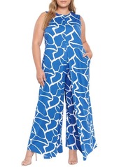 Coldesina Lana Wide Leg Jumpsuit in Imperial Giraffe at Nordstrom