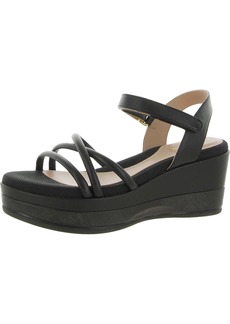 Cole Haan Addison Womens Leather Open Toe Wedge Sandals
