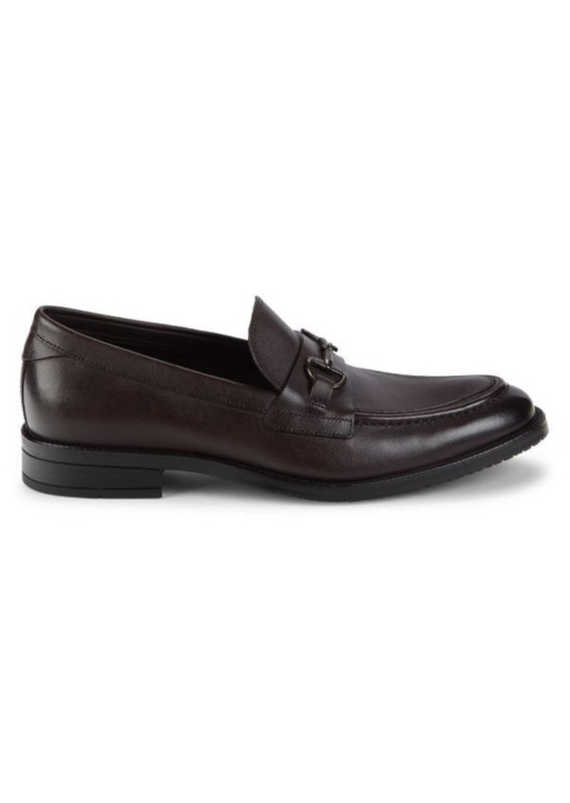 Cole Haan Apron Toe Leather Bit Loafers