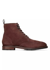 Cole Haan Berkshire Suede Wingtip Boots