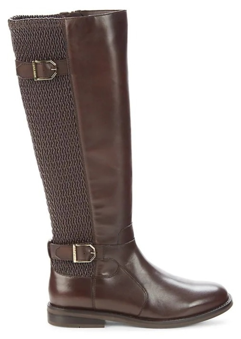 Cole Haan Chesley Leather & Textile Knee-High Boots