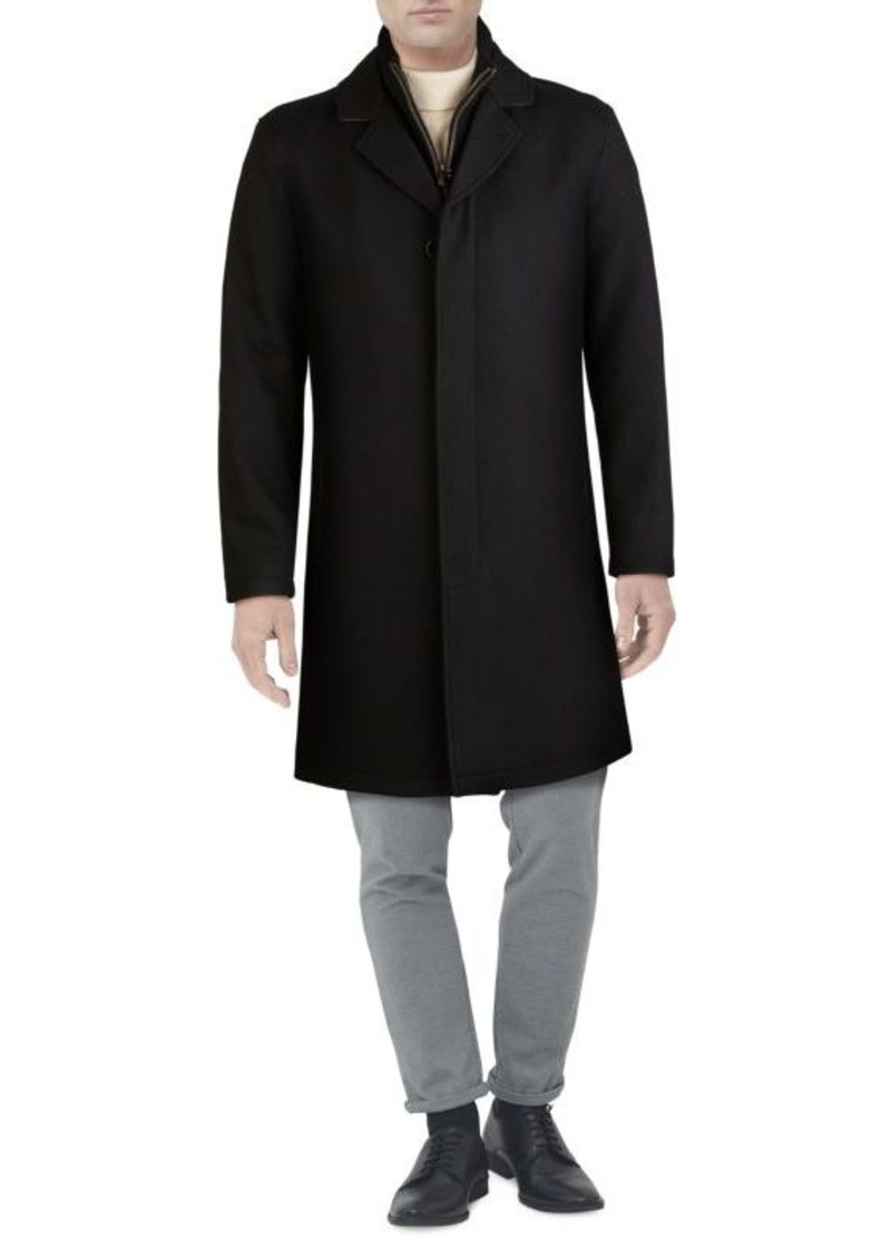 Cole Haan Classic 2-in-1 Notch Lapel Coat